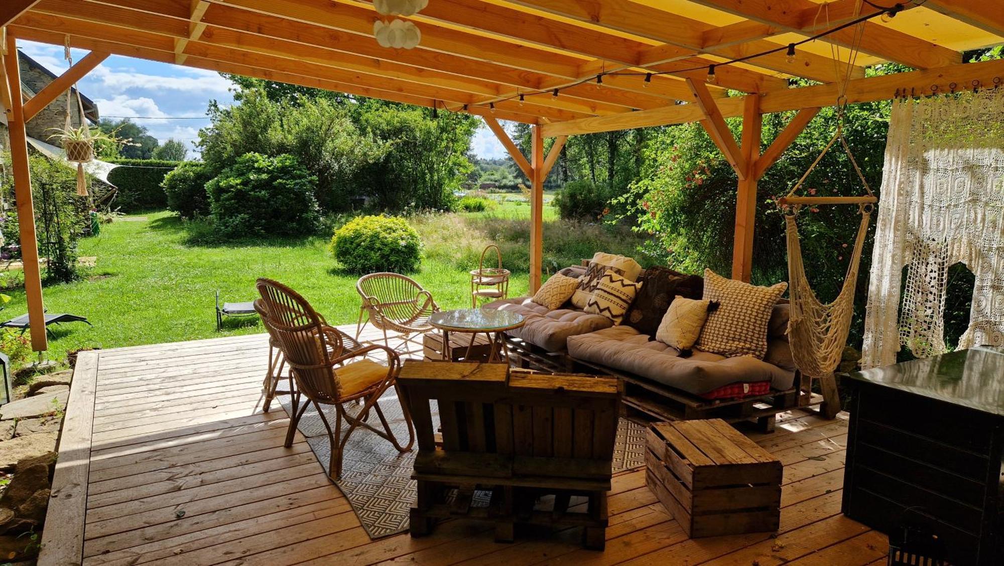 Les Jardins De Nanine Bed & Breakfast Lapleau ภายนอก รูปภาพ